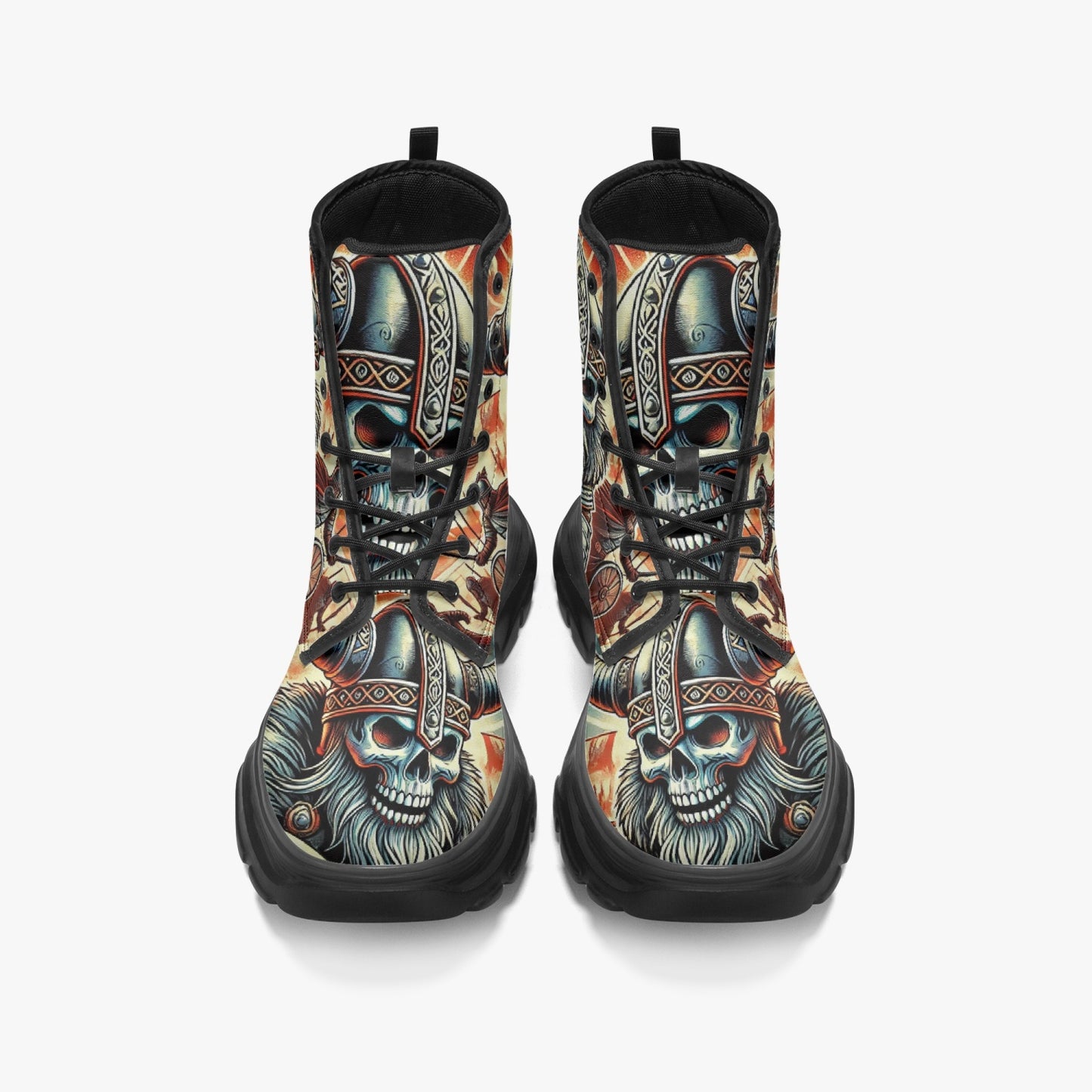 Viking Battle Fierce Skull Warrior