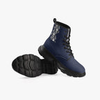 1045. Casual Leather Chunky Boots