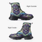 Neon Vikings Skull