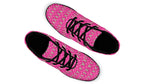 Cream Bows on Hot Pink