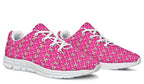 Cream Bows on Hot Pink