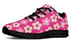 Cream Flowers on Hot Pink