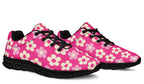Cream Flowers on Hot Pink