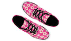 Cream Flowers on Hot Pink