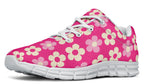 Cream Flowers on Hot Pink