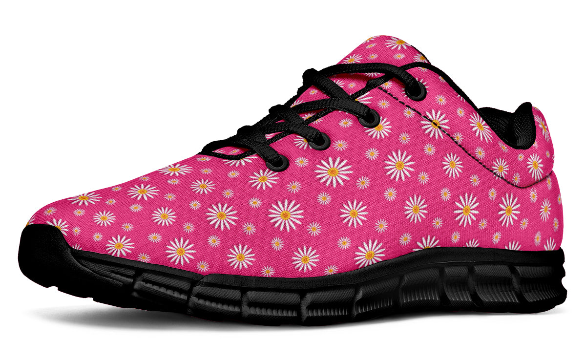 Daisies on Hot Pink