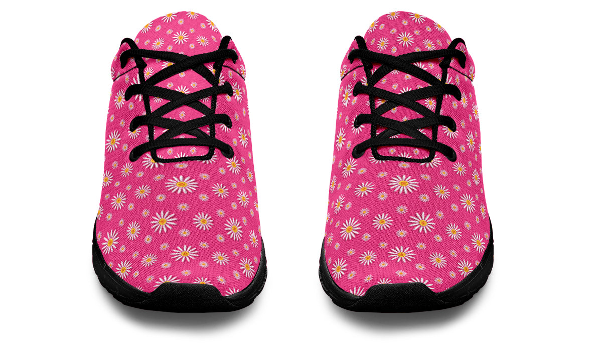 Daisies on Hot Pink