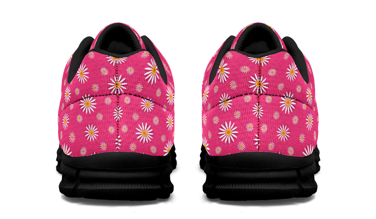 Daisies on Hot Pink