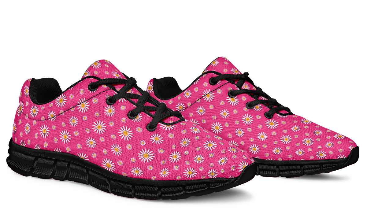 Daisies on Hot Pink