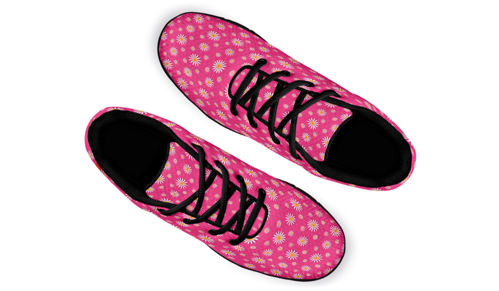 Daisies on Hot Pink