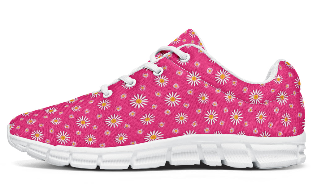 Daisies on Hot Pink