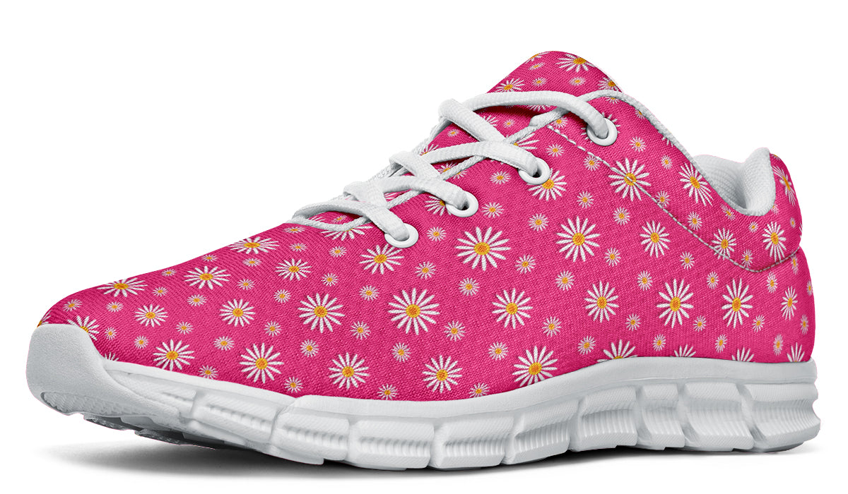 Daisies on Hot Pink