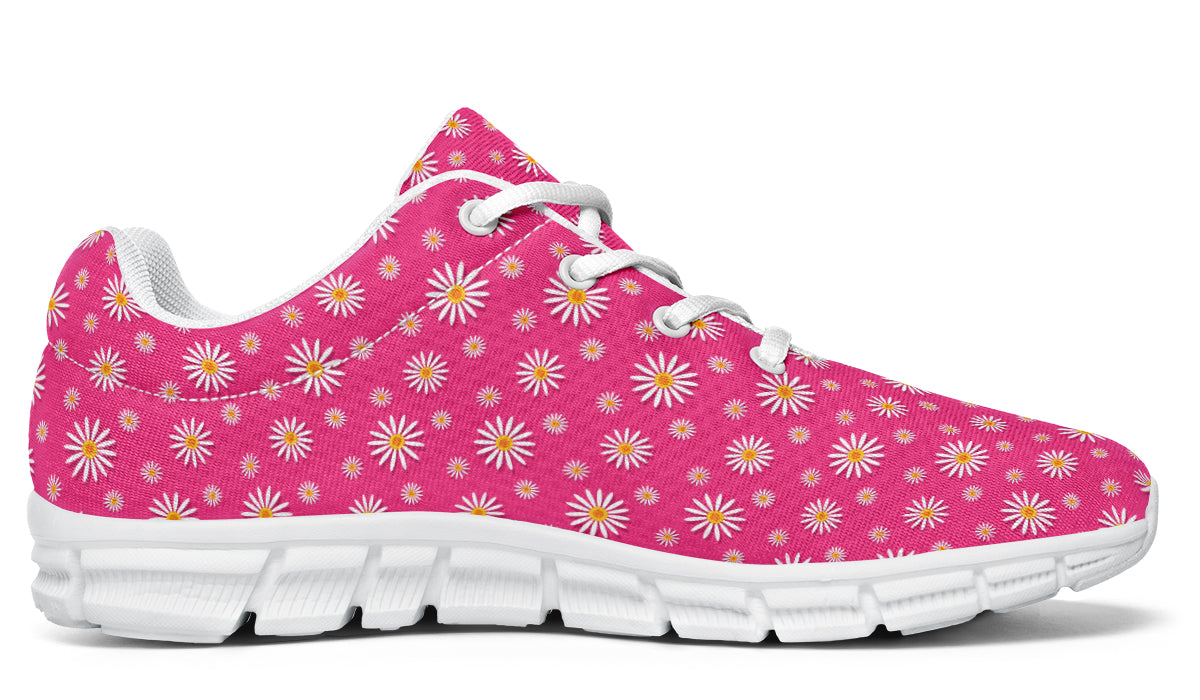 Daisies on Hot Pink