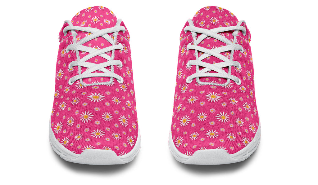 Daisies on Hot Pink
