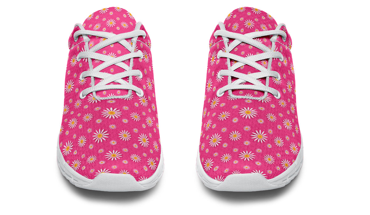 Daisies on Hot Pink
