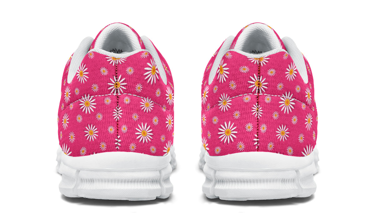 Daisies on Hot Pink