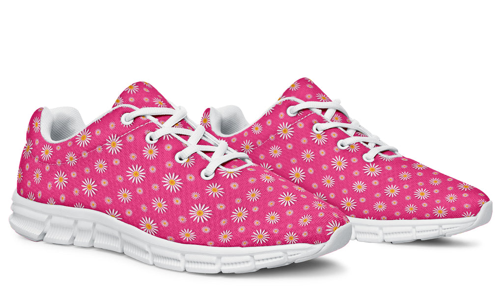 Daisies on Hot Pink