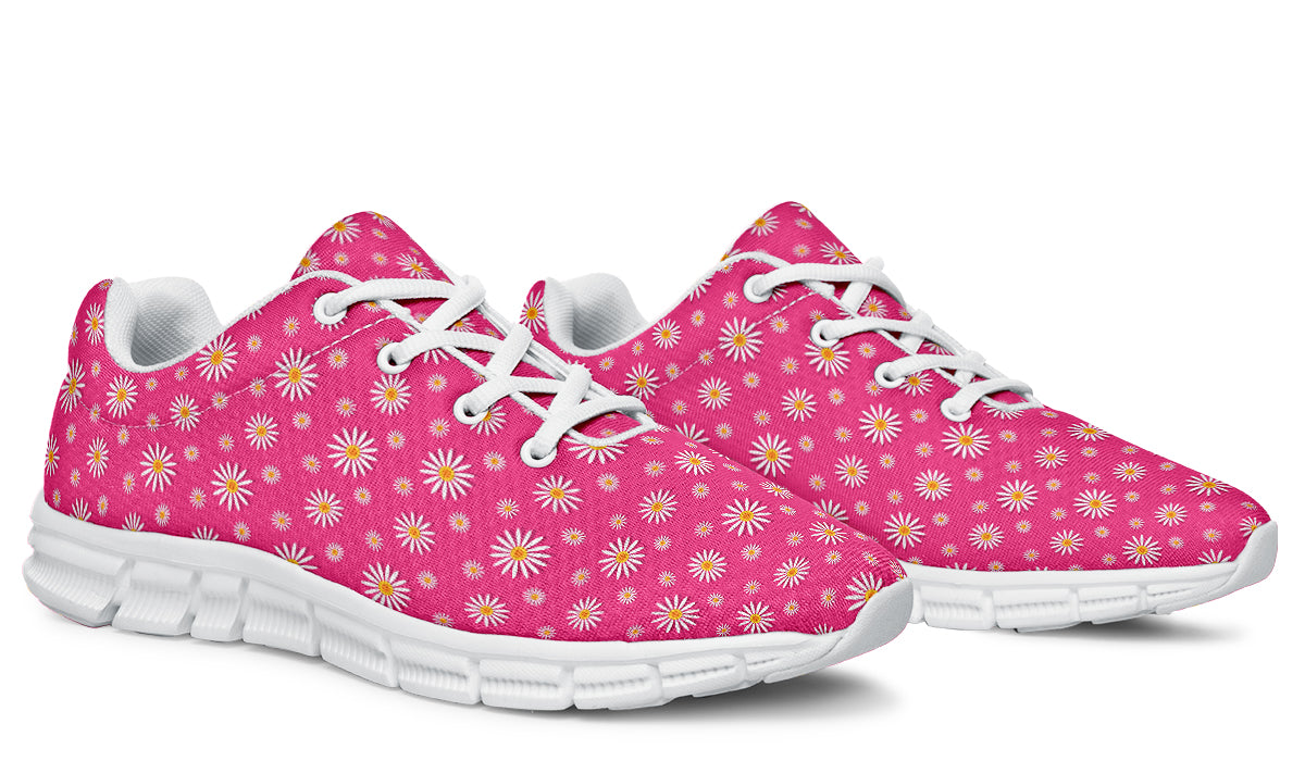 Daisies on Hot Pink