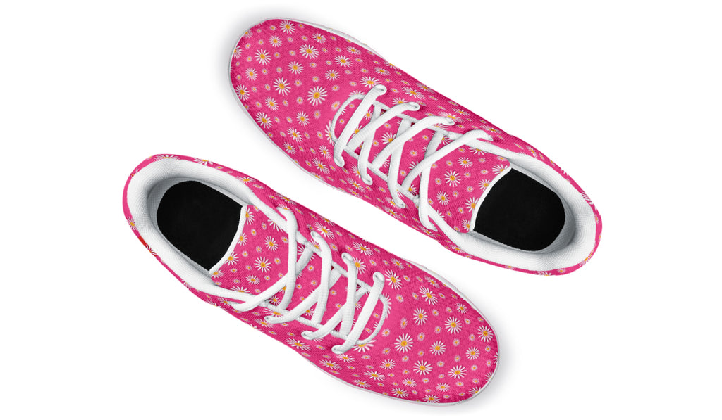 Daisies on Hot Pink