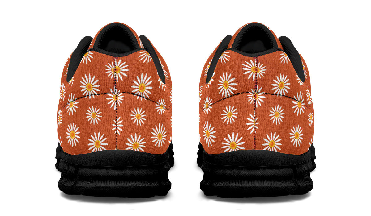 Daisies on Orange