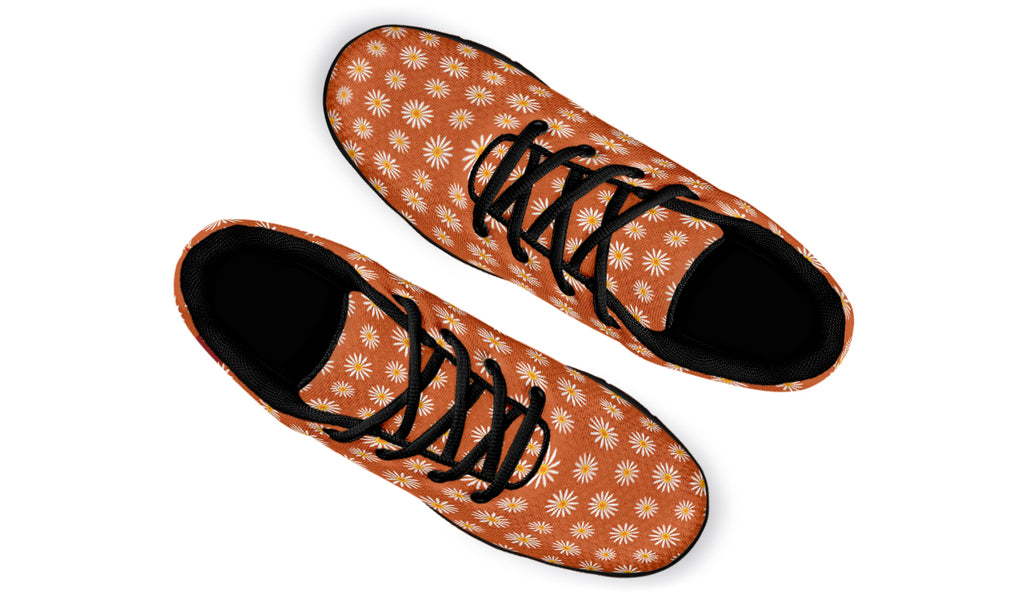 Daisies on Orange