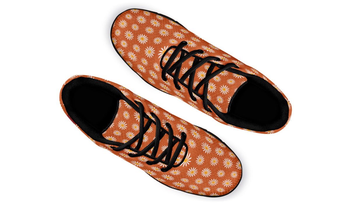 Daisies on Orange