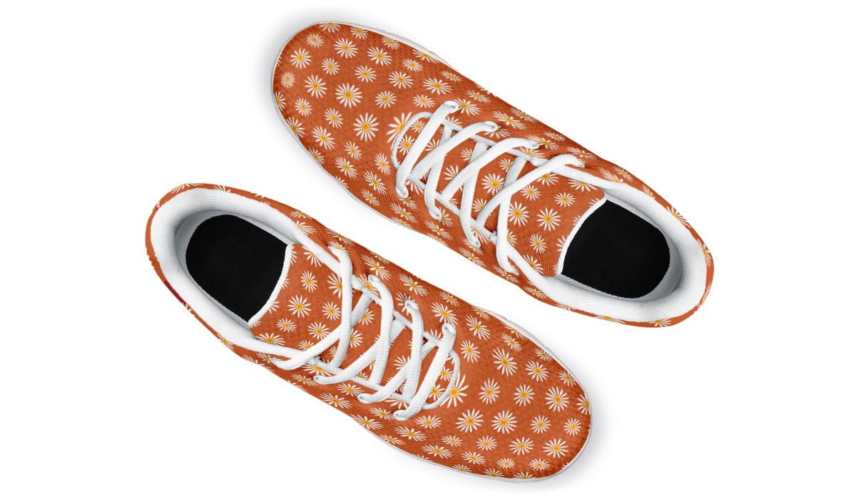 Daisies on Orange