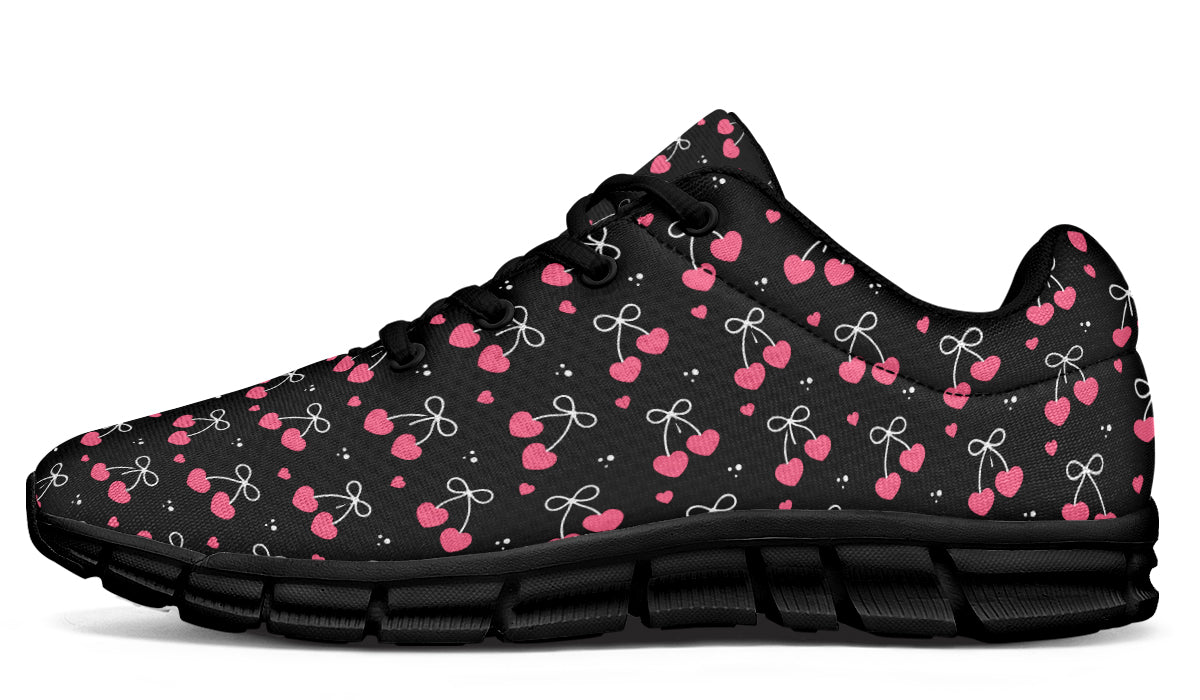 Heart Bows on Black