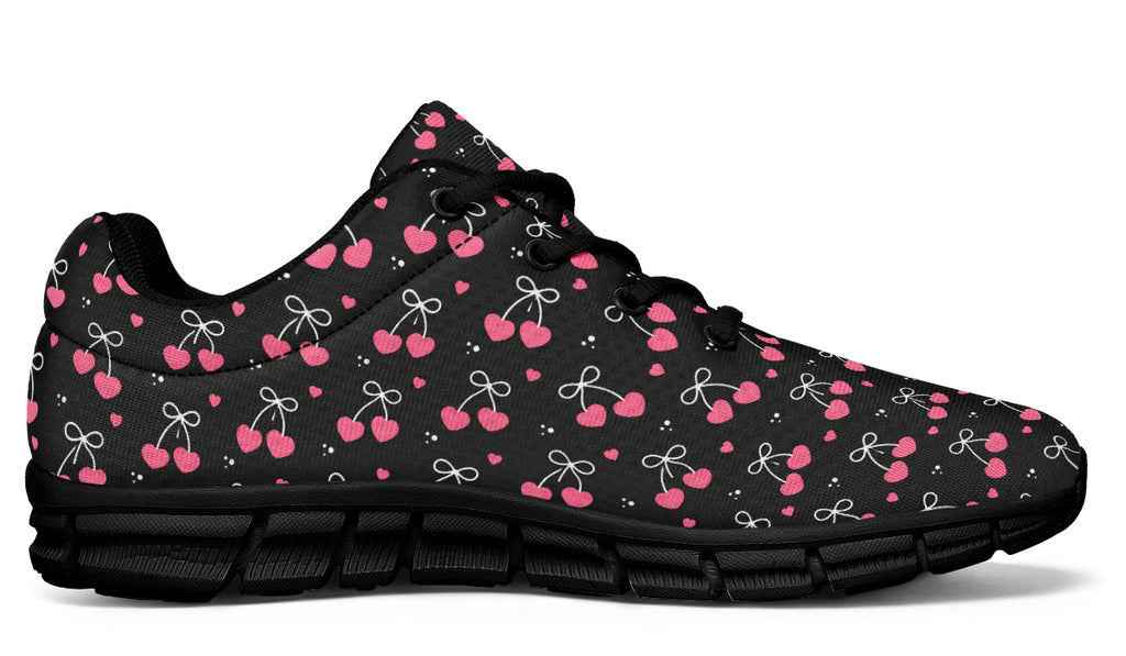 Heart Bows on Black