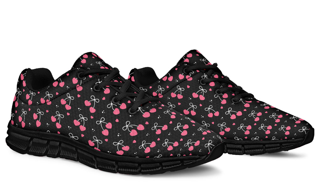 Heart Bows on Black