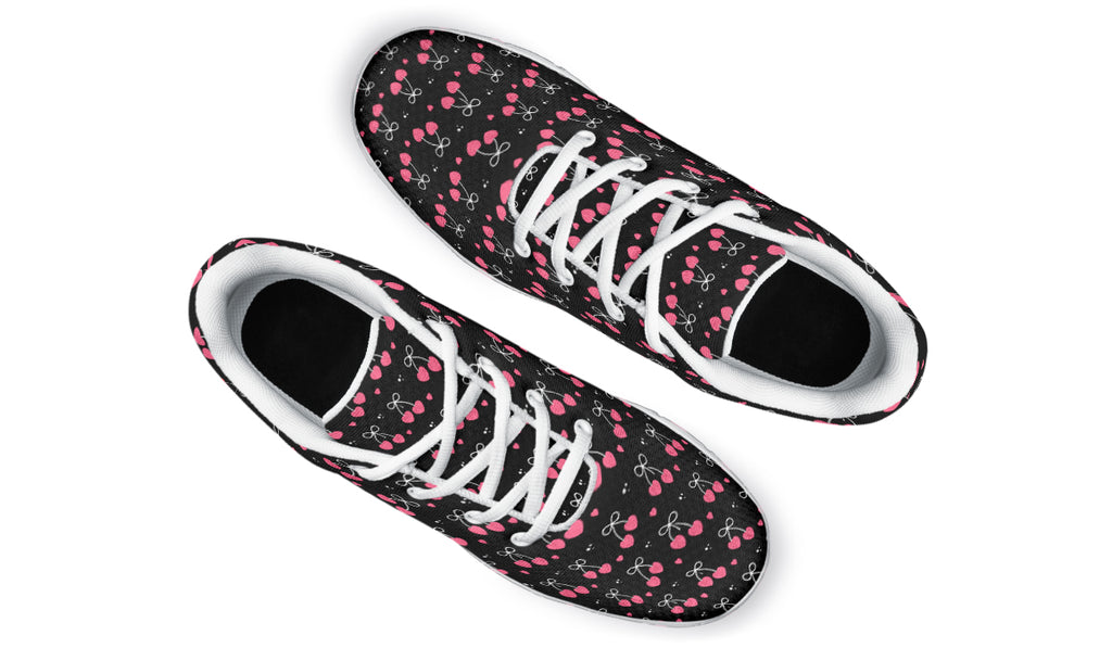 Heart Bows on Black