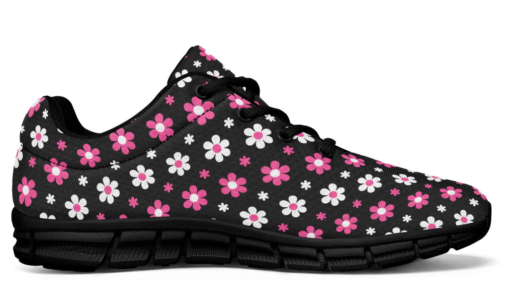 Pink and Black Flowers
