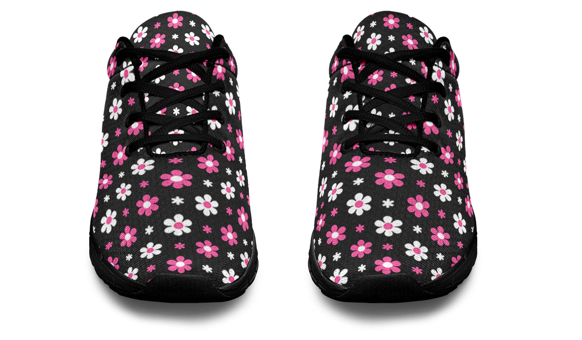 Pink and Black Flowers
