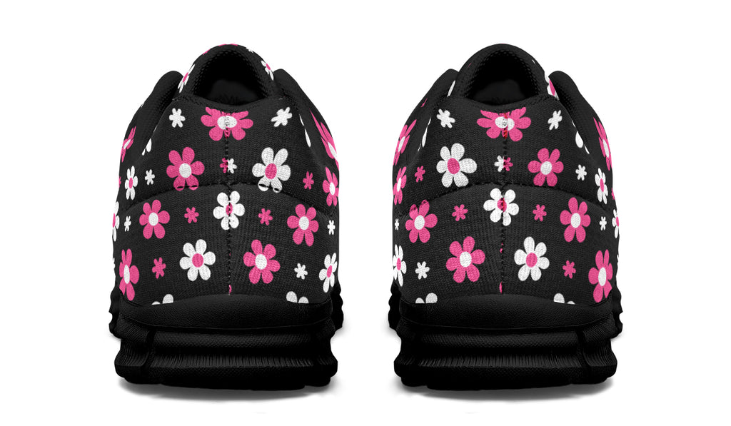 Pink and Black Flowers