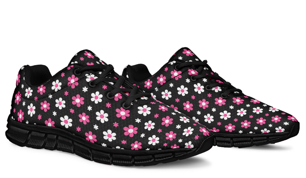 Pink and Black Flowers