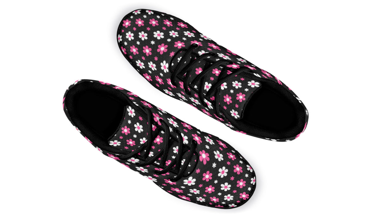 Pink and Black Flowers