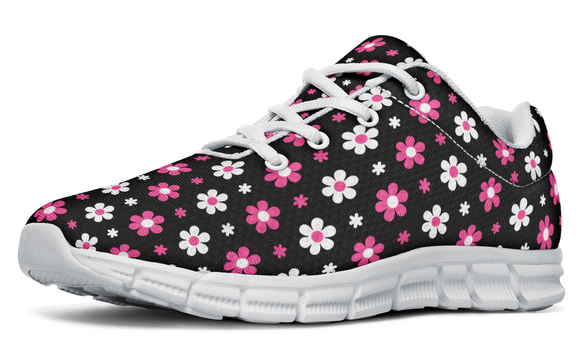 Pink and Black Flowers