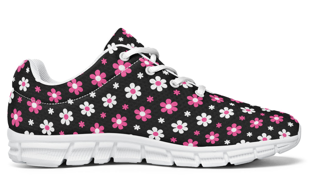 Pink and Black Flowers