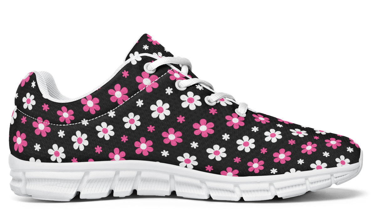 Pink and Black Flowers