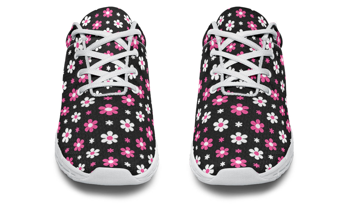 Pink and Black Flowers