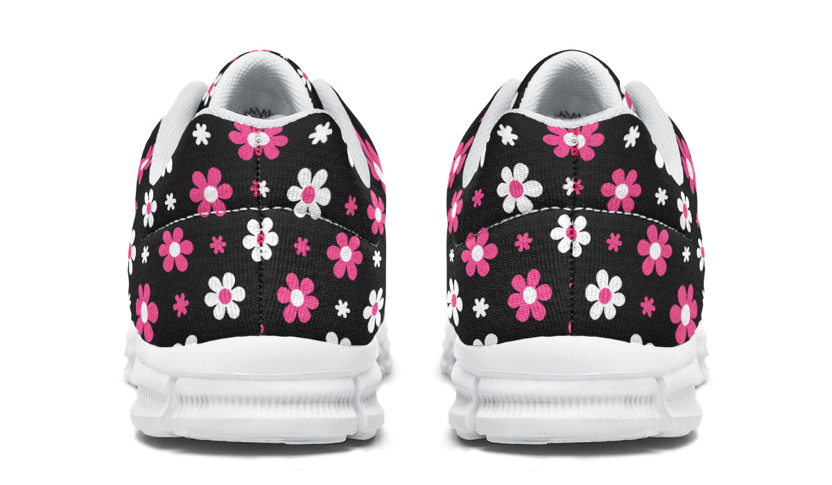 Pink and Black Flowers