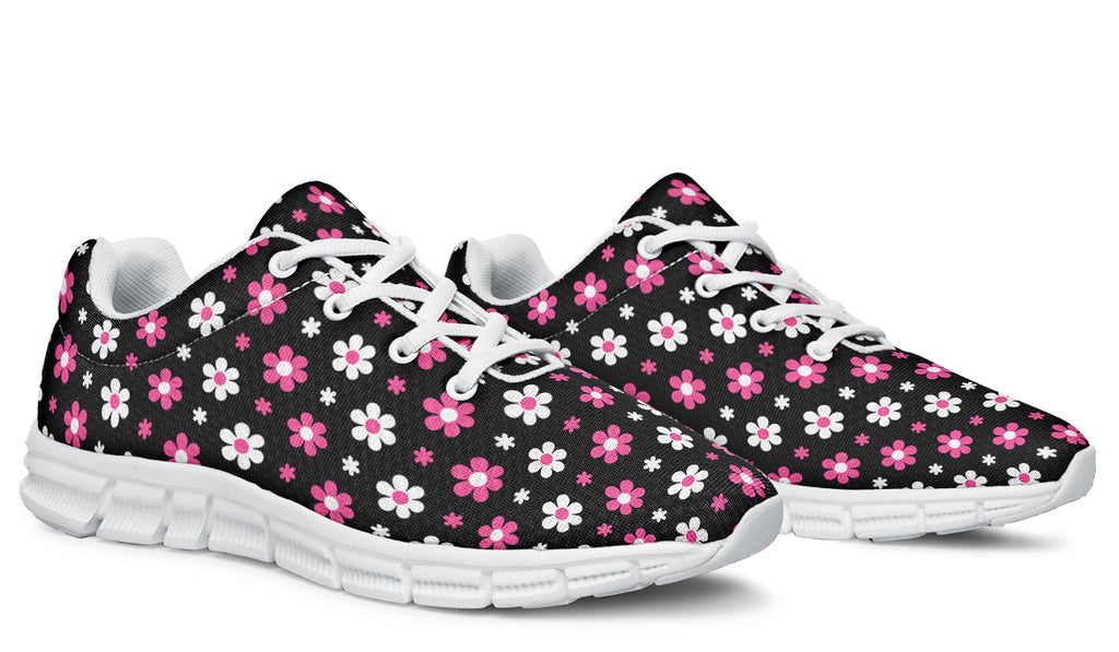 Pink and Black Flowers