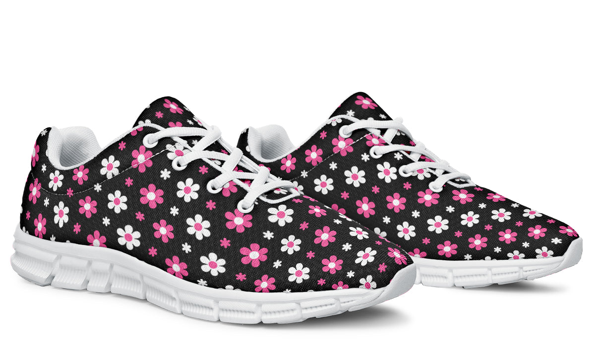 Pink and Black Flowers