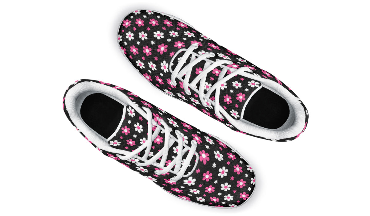 Pink and Black Flowers
