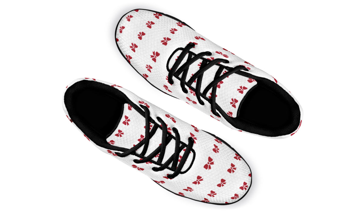 Ribbon Red on White