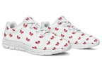 Ribbon Red on White