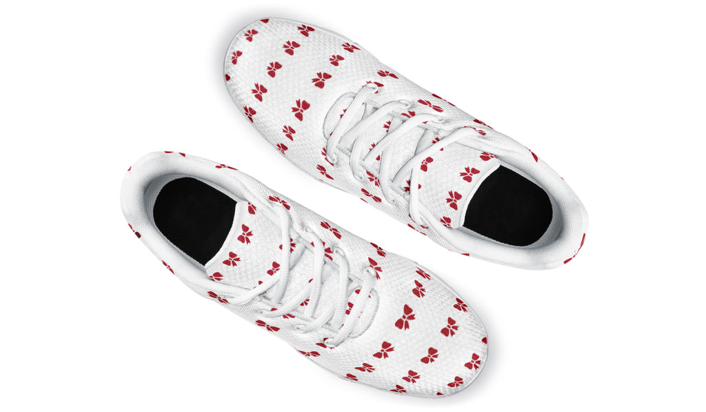 Ribbon Red on White