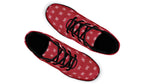 White Bows on Red