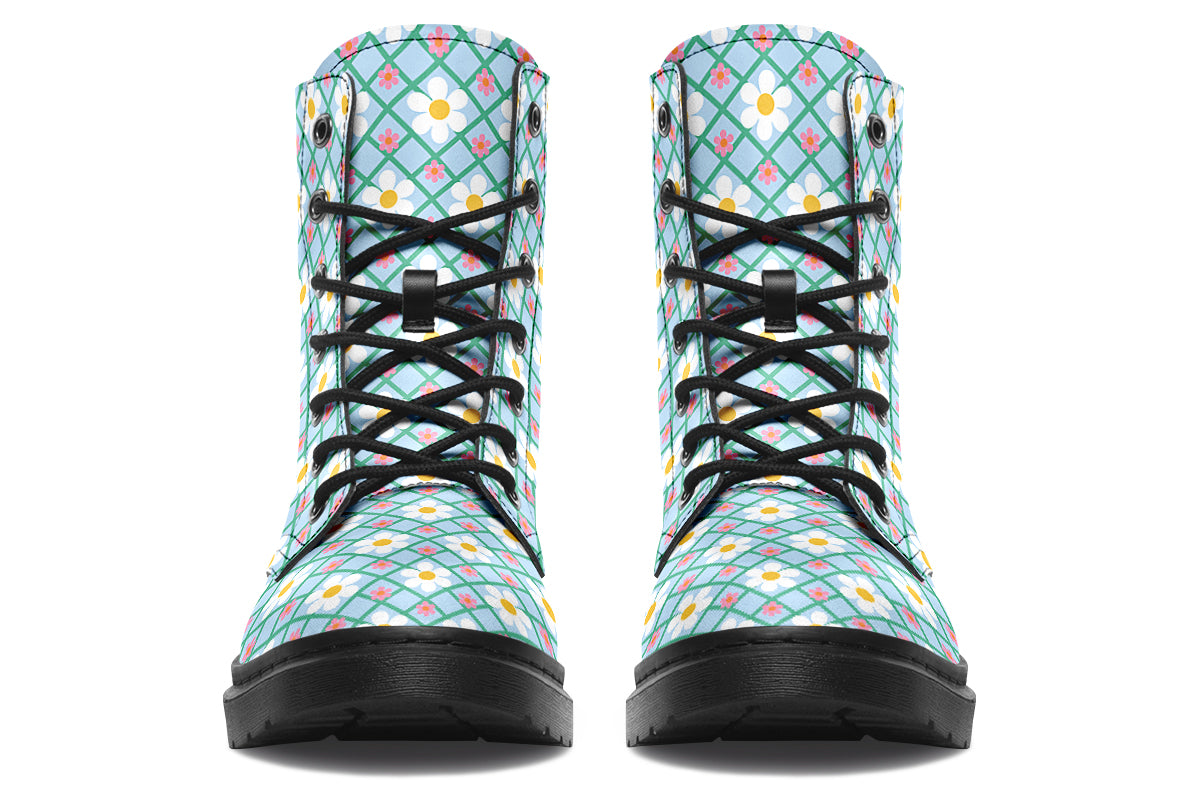 Blue Daisy Lattice