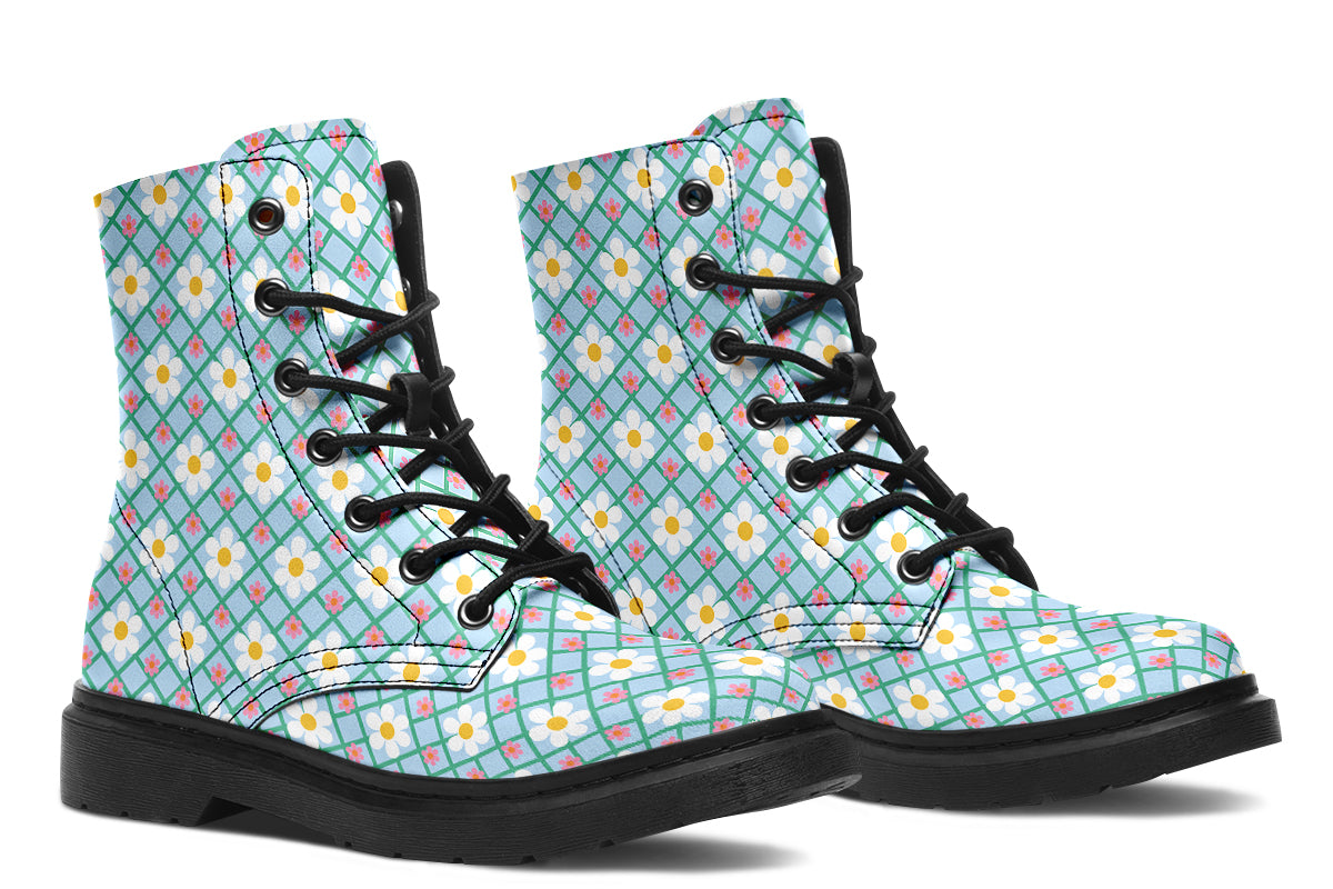 Blue Daisy Lattice